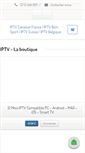 Mobile Screenshot of iptv-france.com